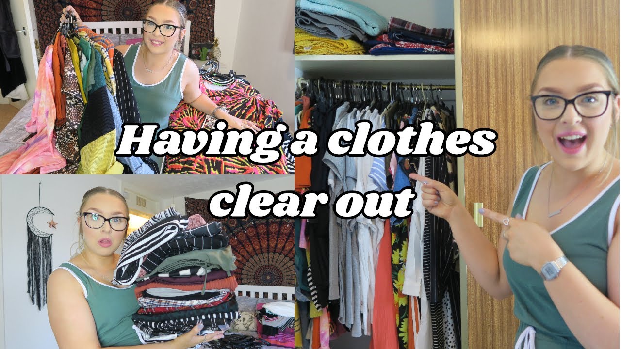 HUGE CLOSET CLEAN OUT/ DECLUTTER & ORGANISATION - YouTube