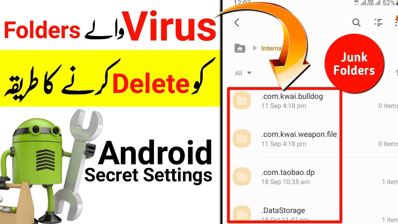 Android Spam Folders Kaise Delete Kare | How to Delete Undeletable Folders | Android Settings