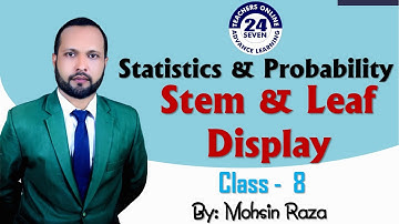 STA301 Short Lecture - 08 | VU Short Lecture | Stem and Leaf Display in (Urdu / Hindi)