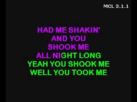 AC DC karaoke You Shook Me All Night Long - YouTube