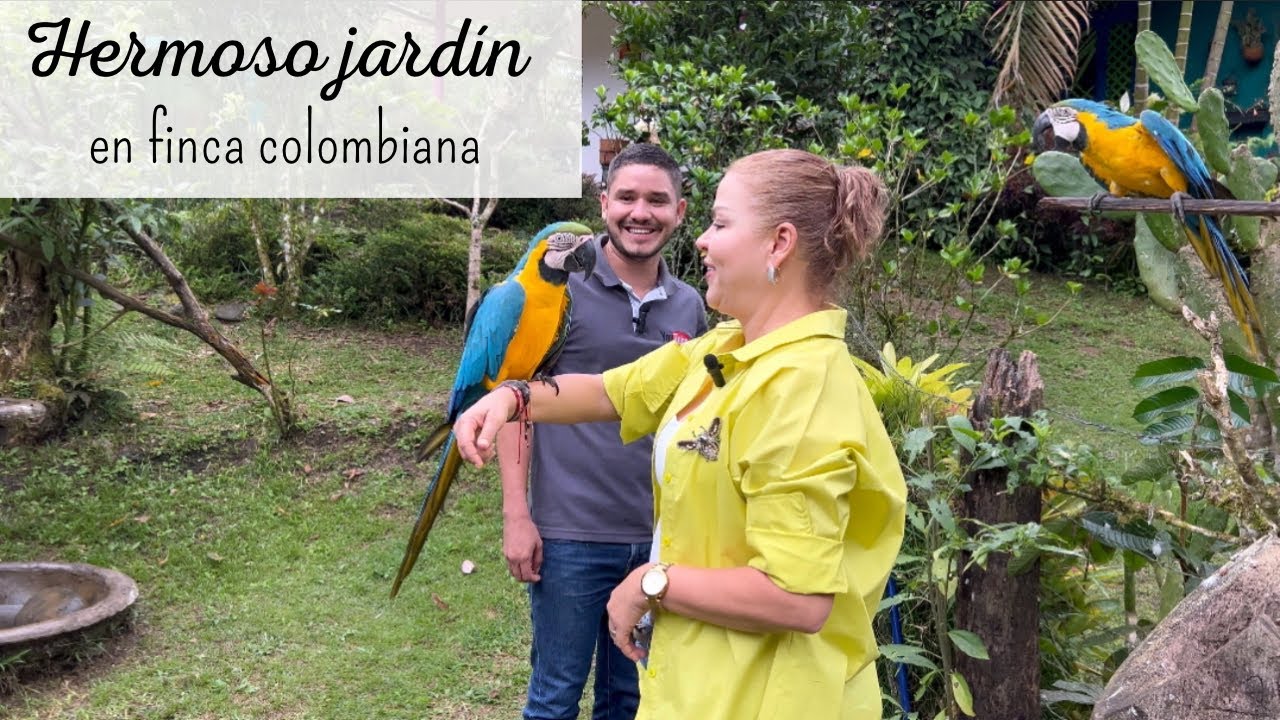 HERMOSO JARDÍN  en el campo colombiano | Finca monte de VENUS