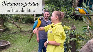 HERMOSO JARDÍN  en el campo colombiano | Finca monte de VENUS