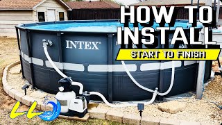 18’ Intex Pool Installation | How To Install A Intex Pool