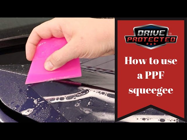 PPF Pro Tips - How To Use A PPF Squeegee 