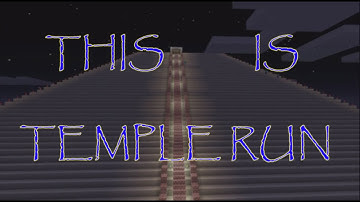 Minecraft Edition Lets Play Temple Run promo video XBOX 360
