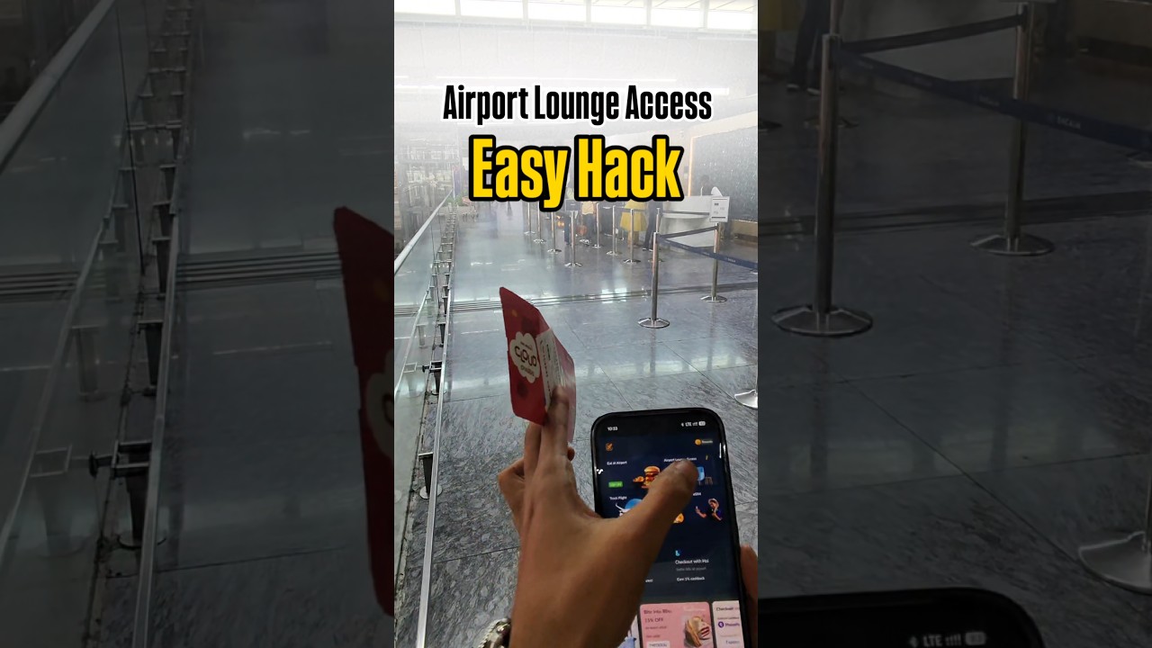 CRAZY Hack for Airport Lounge Access | Free Airport Lounge Credit Cards #creditcards