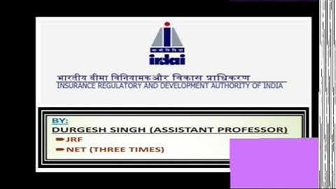 IRDA||INTRODUCTION||FUNCTIONS||OBJECTIVES||COMPOSITION