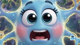 Inside a Nerve Impulse: The Animated Journey! 🎬⚡ #shorts