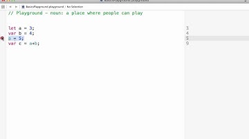 Swift Constants & Variables