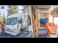 Stealth Box Truck Tour - Contractor's Custom Tiny House After Divorce