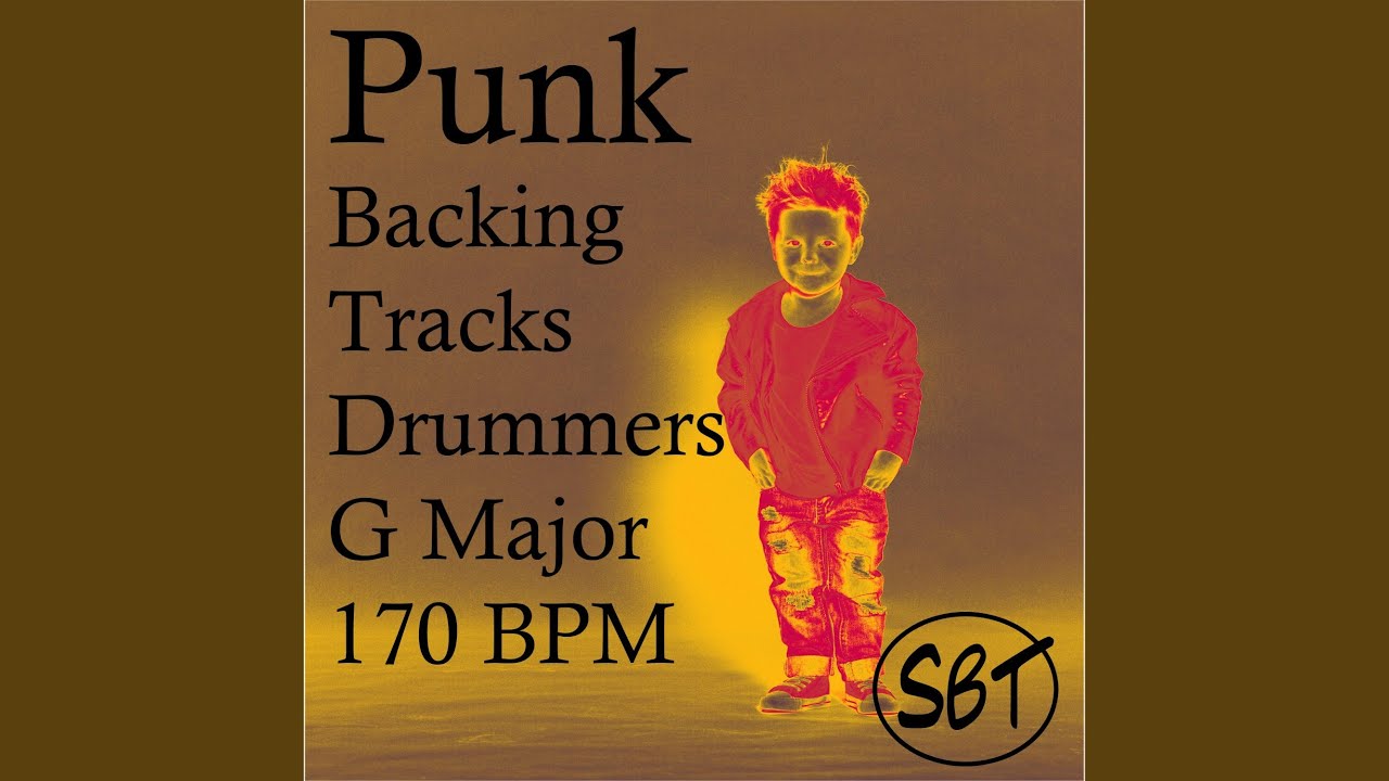 Punk Drum Backing Track in G Major 170 BPM, Vol. 1 YouTube