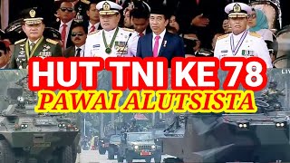 PARADE ALUTSISTA HUT TNI 78 Ratusan Ranpur hingga tank dan Rudal #tni #militer #huttni2023