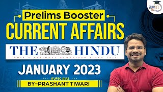 UPSC Prelims 2023 Current Affairs Booster from The Hindu | January 2023 | Crack the IAS Exam