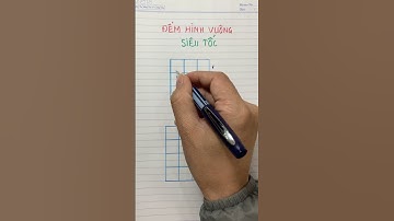 Cách đếm số hình vuông siêu nhanh | Học toán tiểu học toán Tư duy Edison