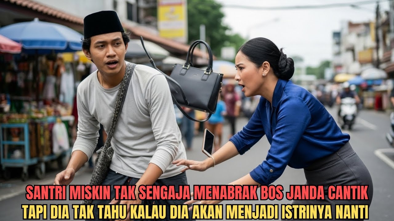 Tak Sengaja Menabrak Janda Cantik, Santri Miskin Tak Tahu Kalau Dia Akan Menjadi Istrinya Nanti