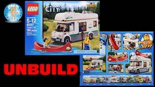 Lego City Camper Van Set 60057 Stop Motion Animation Unbuild - Family Toy Report