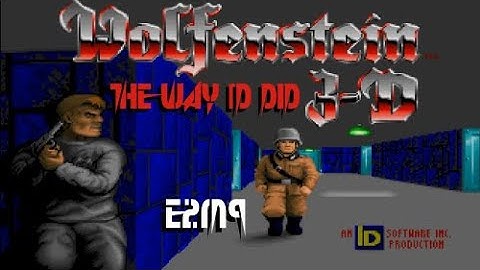 Wolfenstein 3D The Way id Did - E2M9 (100%) [DOSBox]