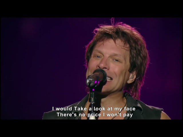 BON JOVI  - ALWAYS-LIVE WITH LYRICS class=