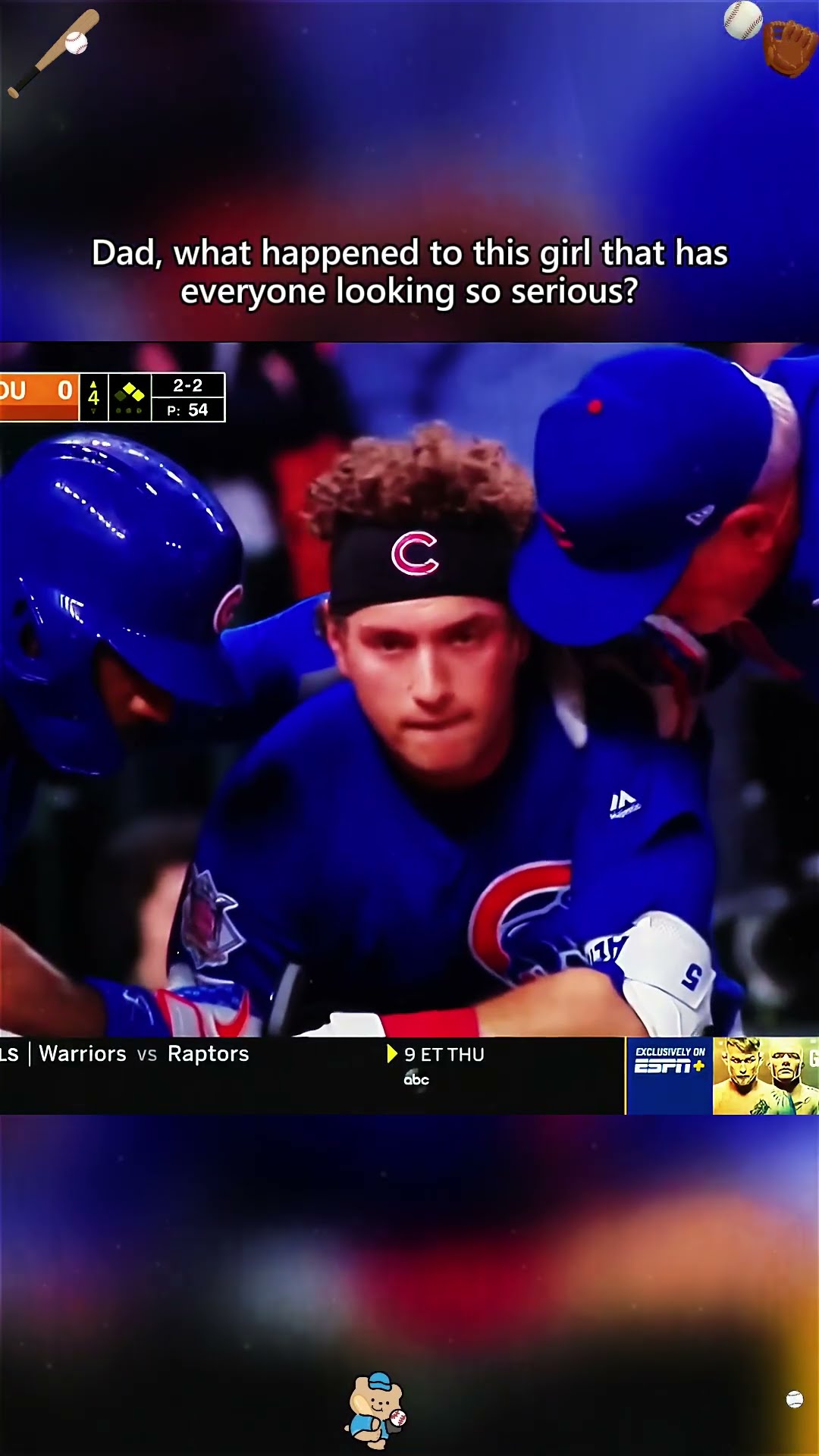 It Wasn’t His Fault… He Never Meant to Hurt Her 💔#MLB #Baseball #Emotional #Shorts #cubs