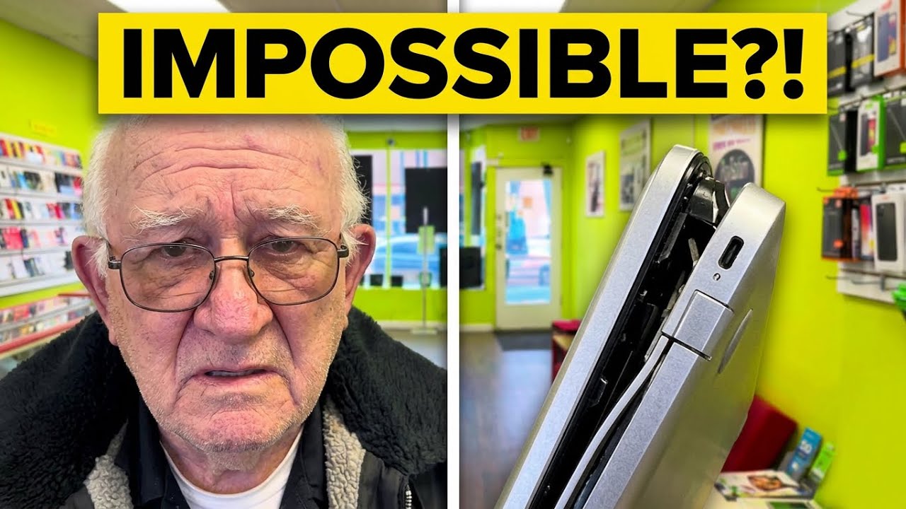 Deep Cleaning and Fixing Grandpa’s Broken Laptop 😱 #hp #asmr - YouTube