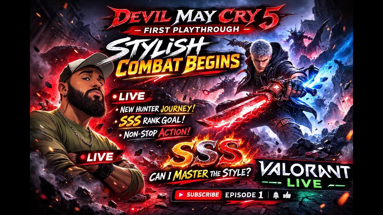 Devil May Cry 5 – First Playthrough | Stylish Combat Begins 🔥