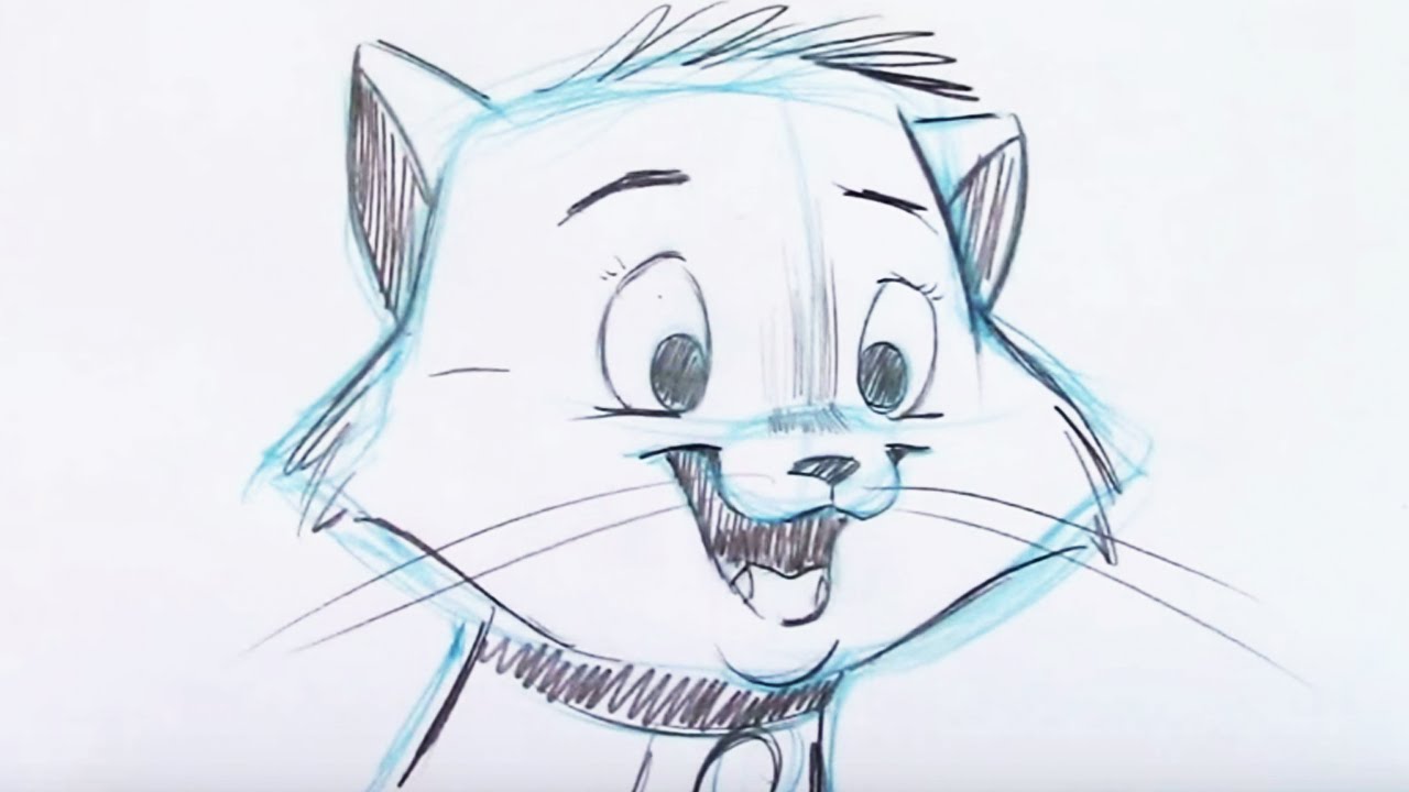 How to Draw a Cat Cartoon with a BIG EXPRESSION - YouTube