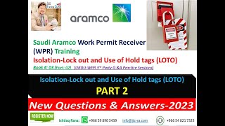 Saudi Aramco LOTO Questions & Answers 2023 Part 2
