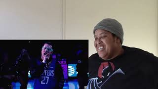 EZ Mil NBA LA Clippers vs UTAH Jazz Halftime Performance | Chipmunk Reaction