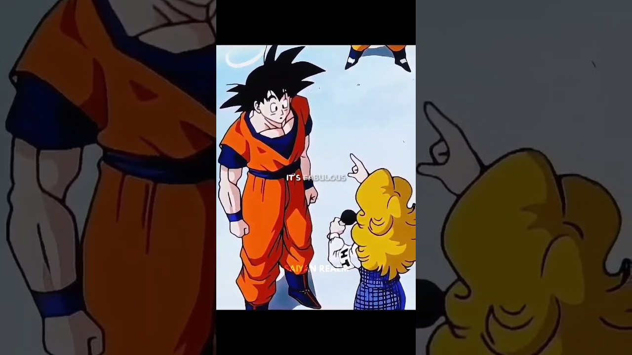 Girl takes Goku's interview - Gone wrong #dragonball #goku #dbz #dbs