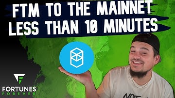QUICKEST & CHEAPEST!! Get your FTM to Fantom Network!