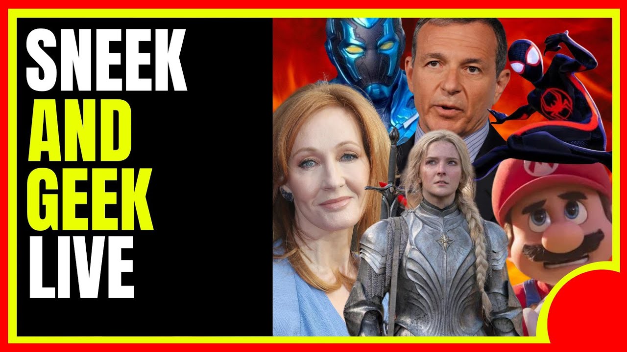 SNEEK N GEEK LIVE: Bob IgeSpider-man/Rings Of PoweJk Rowling/Super