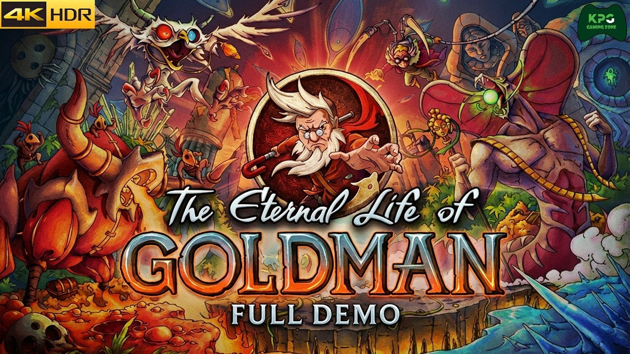 The Eternal Life of Goldman - Full Demo Gameplay Walkthrough 4K 2160p Ultra HD