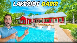 This Houston Texas LAKEHOUSE Is CRAZY!!! Lake Conroe's Coolest Compound