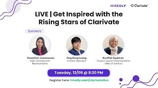 Clarivate Live | Get Inspired with the Rising Stars of Clarivate screenshot 2