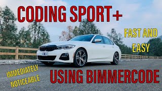 Celebrity CODING SPORT PLUS ON MY G20 330i BIMMERCODE OBD2 Profile