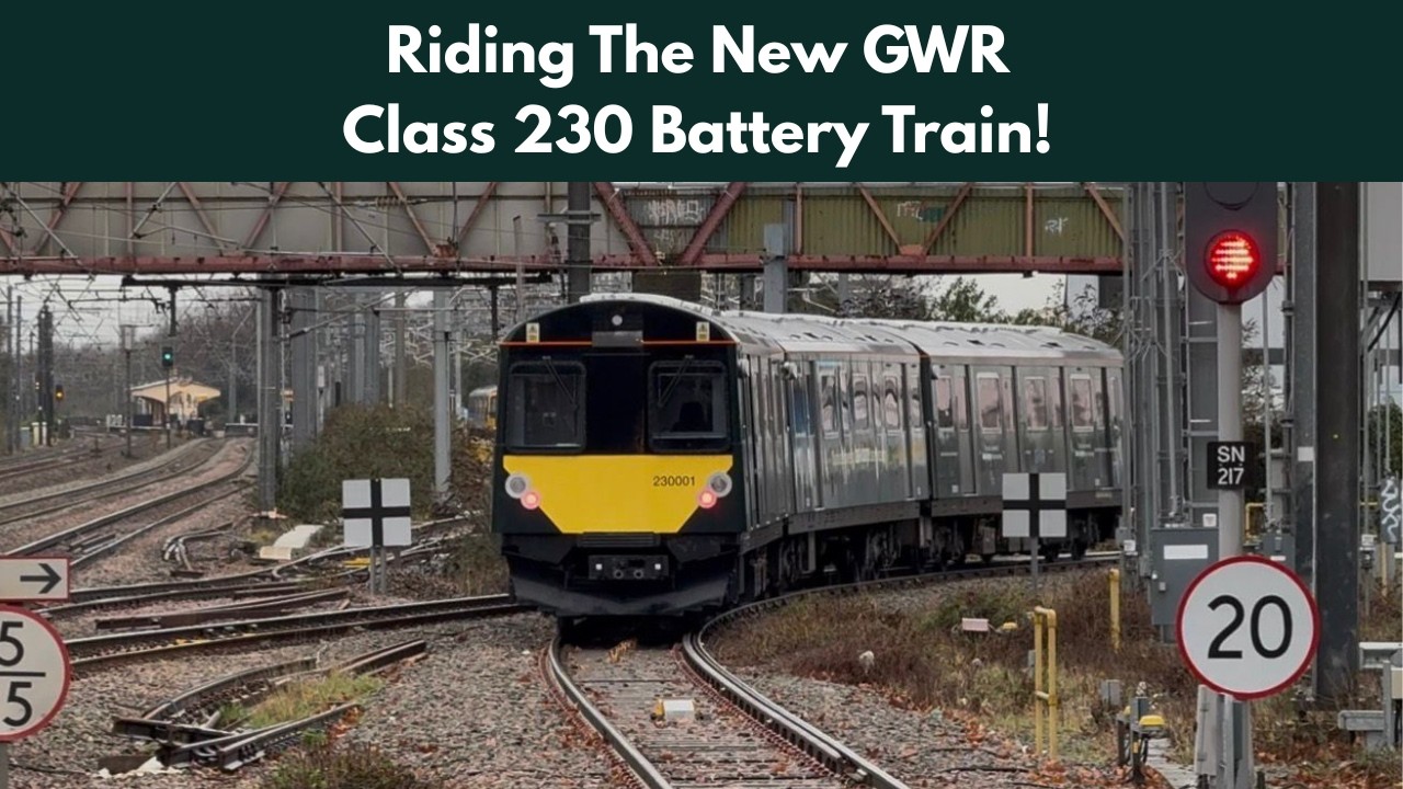 Riding The New GWR Class 230 Battery Train!