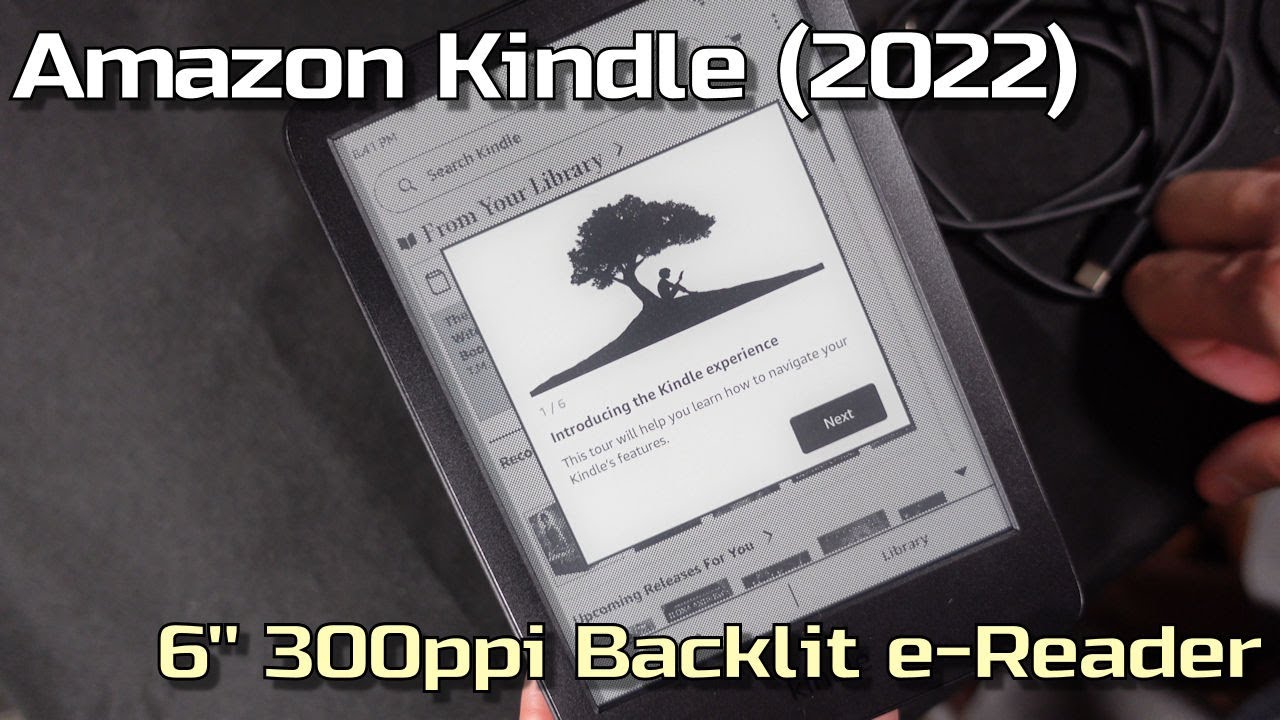 Kindle (2022) - New Edition! 6 300ppi Backlit Crisp Display 16GB 