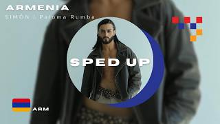 SIMÓN - Paloma Rumba (SPED UP & Lyrics) | Armenia 🇦🇲 Eurovision 2026