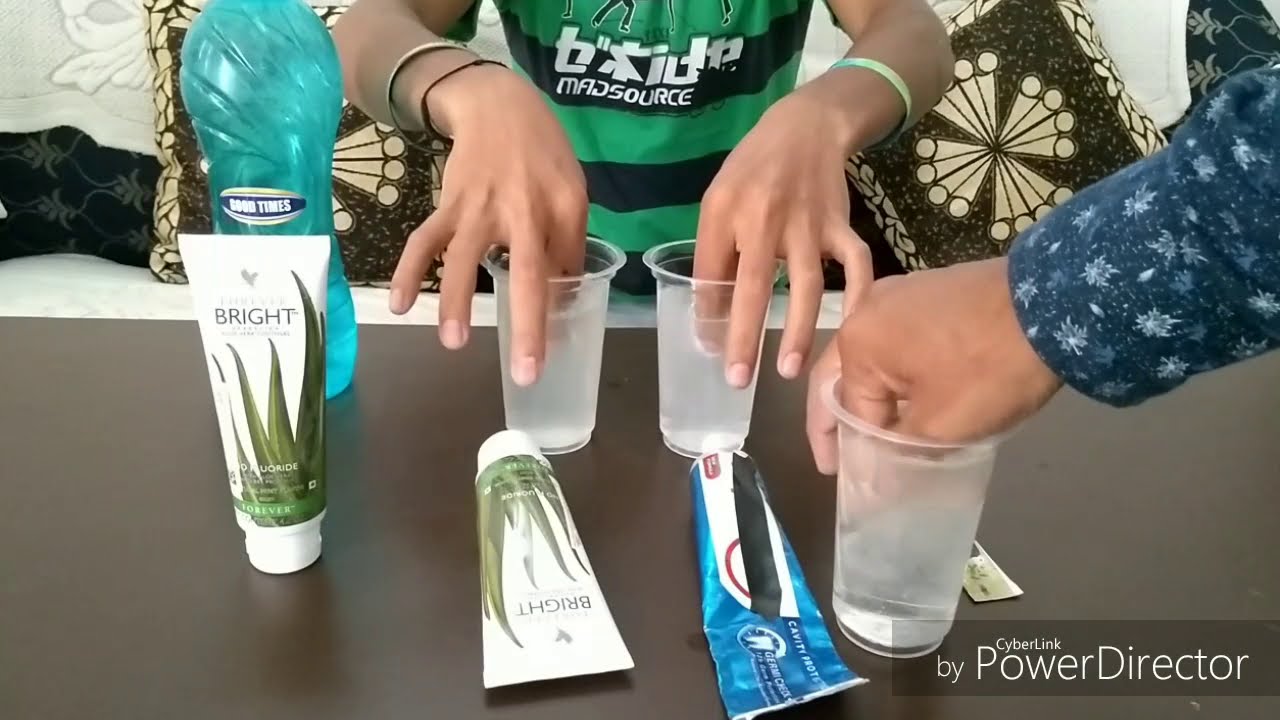 LIVE DEMO OF BRIGHT TOOTH GEL.