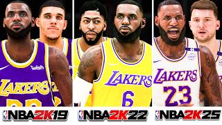 I Rebuild Lebrons Lakers In Every 2K