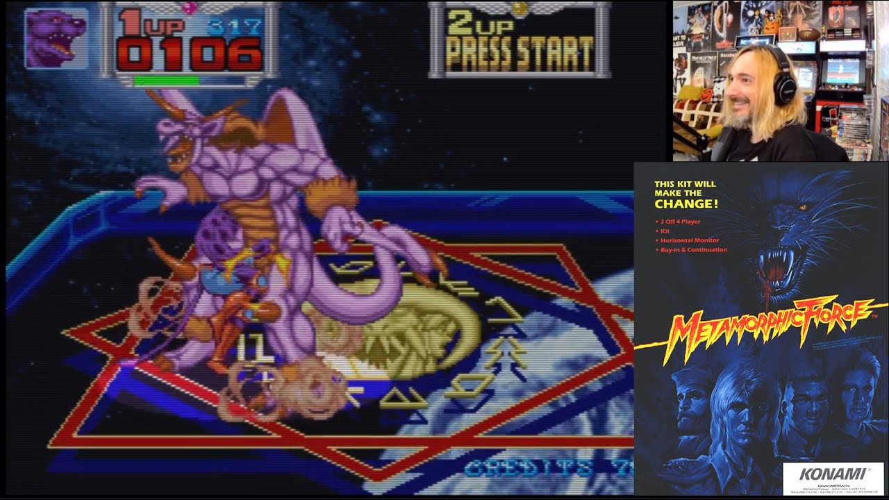 Metamorphic Force (Arcade, 1993) complete playthrough.