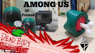 Among Us Character 3D Printed Detachable Legs And Head Killed By The Imposter