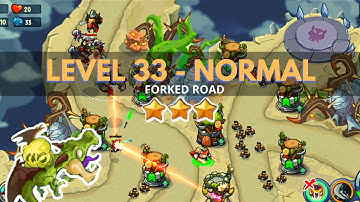King of Defense: Level 33 NORMAL / FORKED ROAD / GAMEPLAY GUIDE