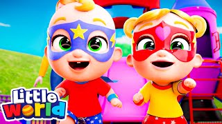 be a superhero song kids action adventure little angel and friends kid songs