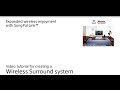 How to setup Wireless Surround