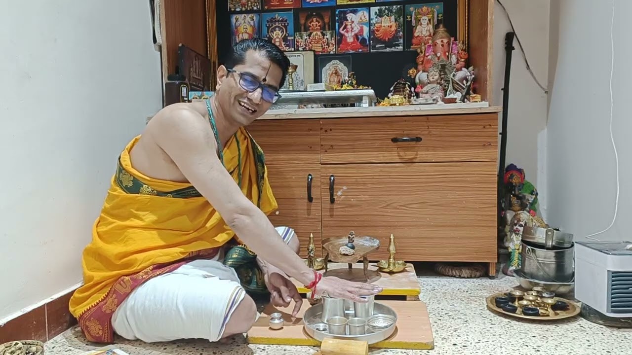 Samchiptha devara puja  nithya saligrama puja 