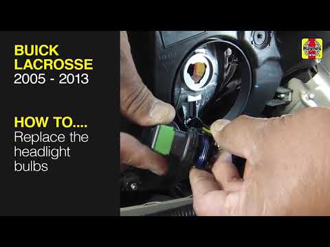 Buick LaCrosse (2005 - 2013) - Replace the headlight bulbs