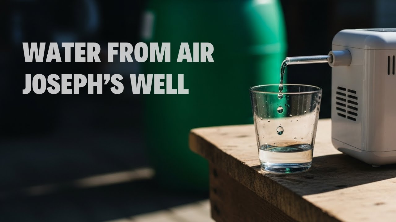 Joseph’s Well Guide: This DIY System Pulls Water From the Air (No Plumbing)