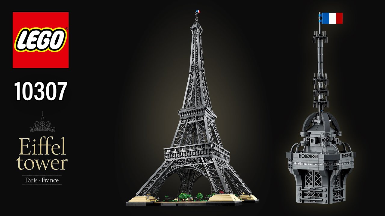 undgå ballon Higgins LEGO® Icons | Eiffel Tower (10307)[10001 pcs] Step-by-Step Building  Instructions | Top Brick Builder - YouTube