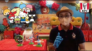 Sanrio Character Mainan Baru Chaki meal KFC Indonesia Juli 2021.